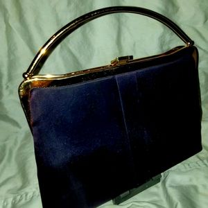 Simple black cocktail purse